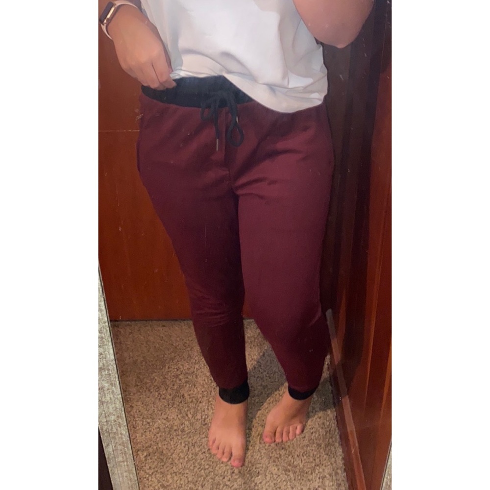 Urban Outfitters maroon joggers